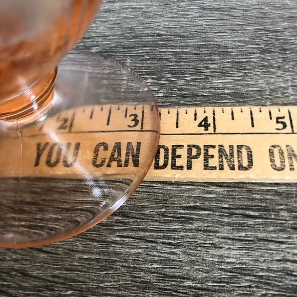 Vtg Federal Glass Pink Sharon Cabbage Rose Covered Candy Dish - Picture 7 of 14